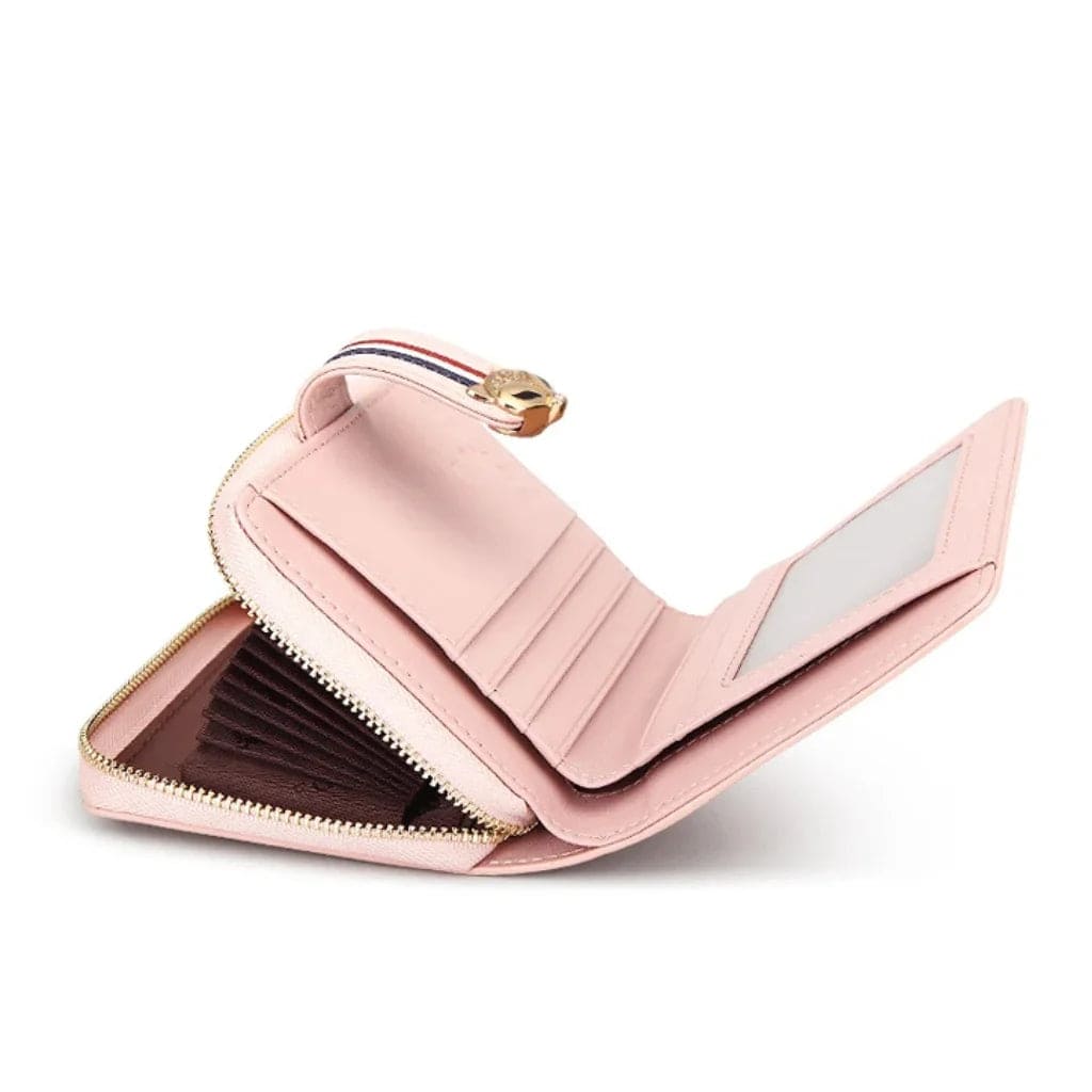 CARTEIRA FEMININA FOXER FEITA EM COURO GENUÍNO MODELO DALPHNE