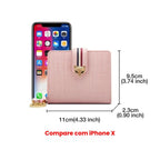 CARTEIRA FEMININA FOXER FEITA EM COURO GENUÍNO MODELO DALPHNE