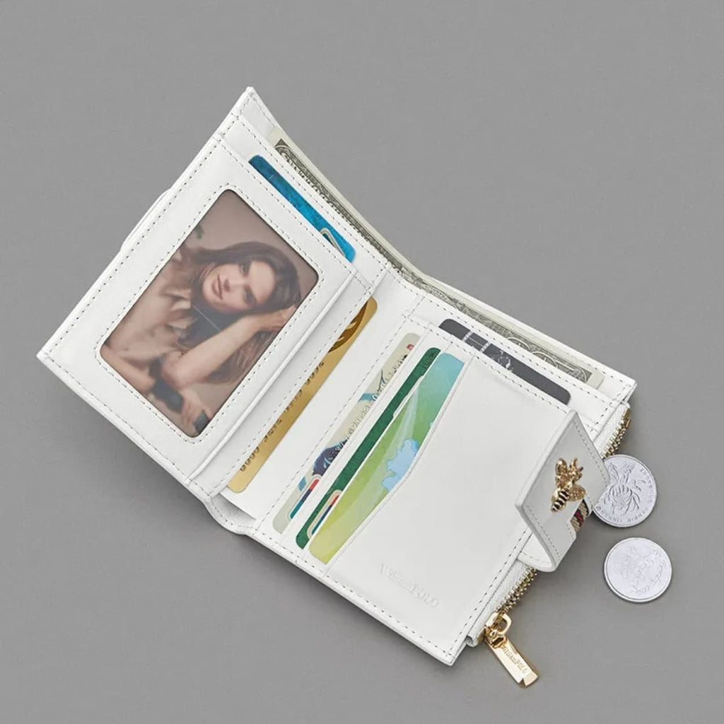 CARTEIRA FEMININA EM COURO GENUINO MODELO ICONIC -LINHA WILLIAM POLO