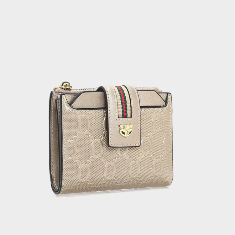 CARTEIRA FEMININA FOXER FEITA EM COURO MODELO VALENTINA