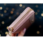 CARTEIRA FEMININA  FOXER FEITA EM COURO GENUÍNO MODELO  VELISSE ROSÉ