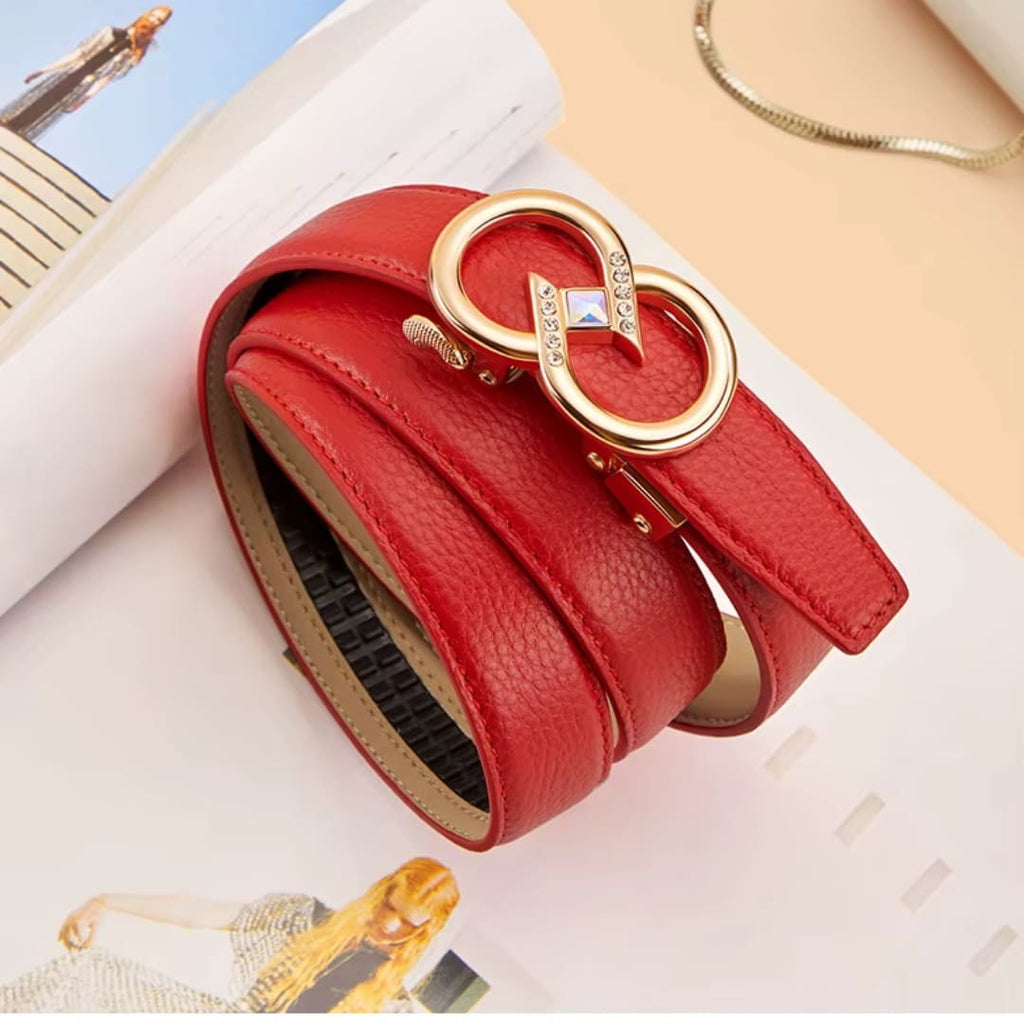 CINTO FEMININO FEITO EM COURO GENUÍNO MODELO ARVELLI REWHITE- LINHA WILLIAMPOLO