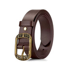 CINTO FEMININO FEITO EM COURO LEGÍTIMO MODELO AVENUE D’OR- LINHA WILLIAM POLO