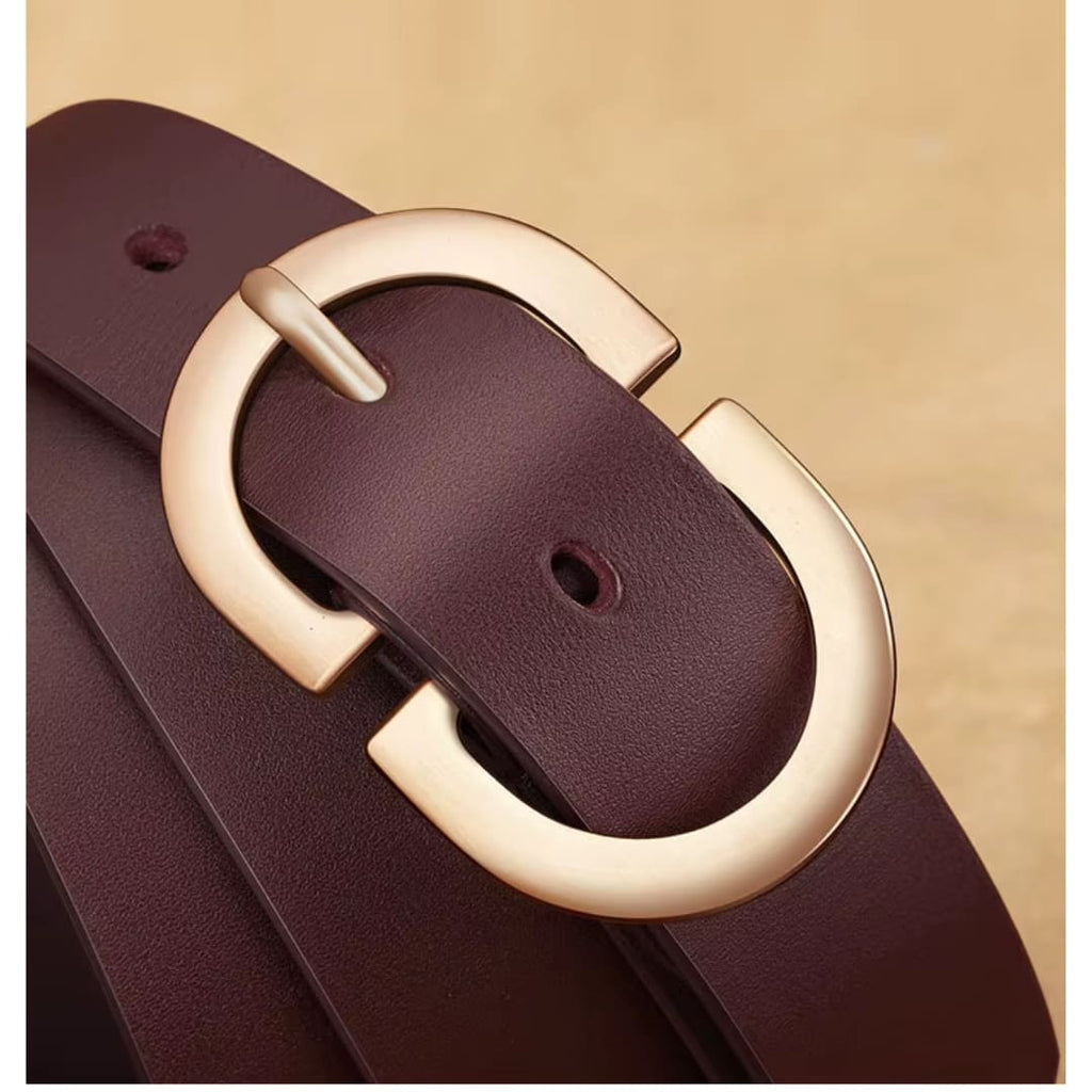 CINTO FEMININO  FEITO EM COURO  LEGÍTIMO MODELO CÉLINEA BLACK – LINHA WILLIAMPOLO