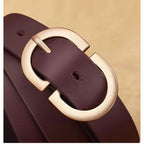 CINTO FEMININO  FEITO EM COURO  LEGÍTIMO MODELO CÉLINEA BLACK – LINHA WILLIAMPOLO