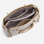 Interior da bolsa transversal FOXER Vérane com compartimento funcional