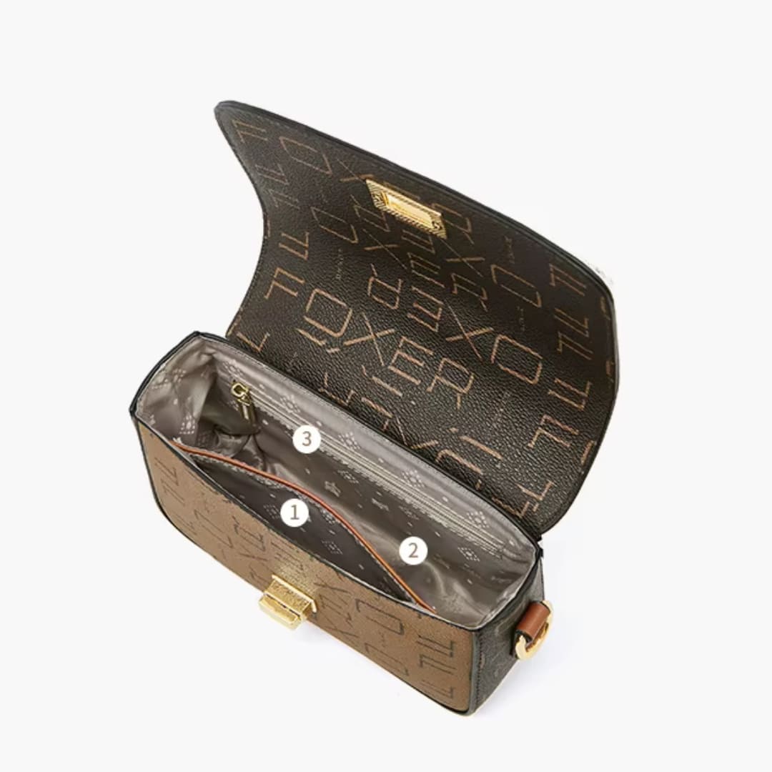 BOLSA TRANSVERSAL FOXER MODELO LADY BROWN