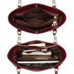 BOLSA FEMININA fOXER FEITA EM COURO GENUÍNO MODELO  BELLA VALLÉE RED