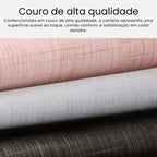 CARTEIRA FEMININA FOXER FEITA EM COURO GENUÍNO MODELO DALPHNE