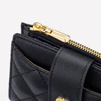 CARTEIRA FEMININA CURTA  FEITA EM COURO GENUÍNO MODELO ÉLORA -LINHA  WILLIAM POLO