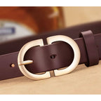 CINTO FEMININO  FEITO EM COURO  LEGÍTIMO MODELO CÉLINEA BLACK – LINHA WILLIAMPOLO