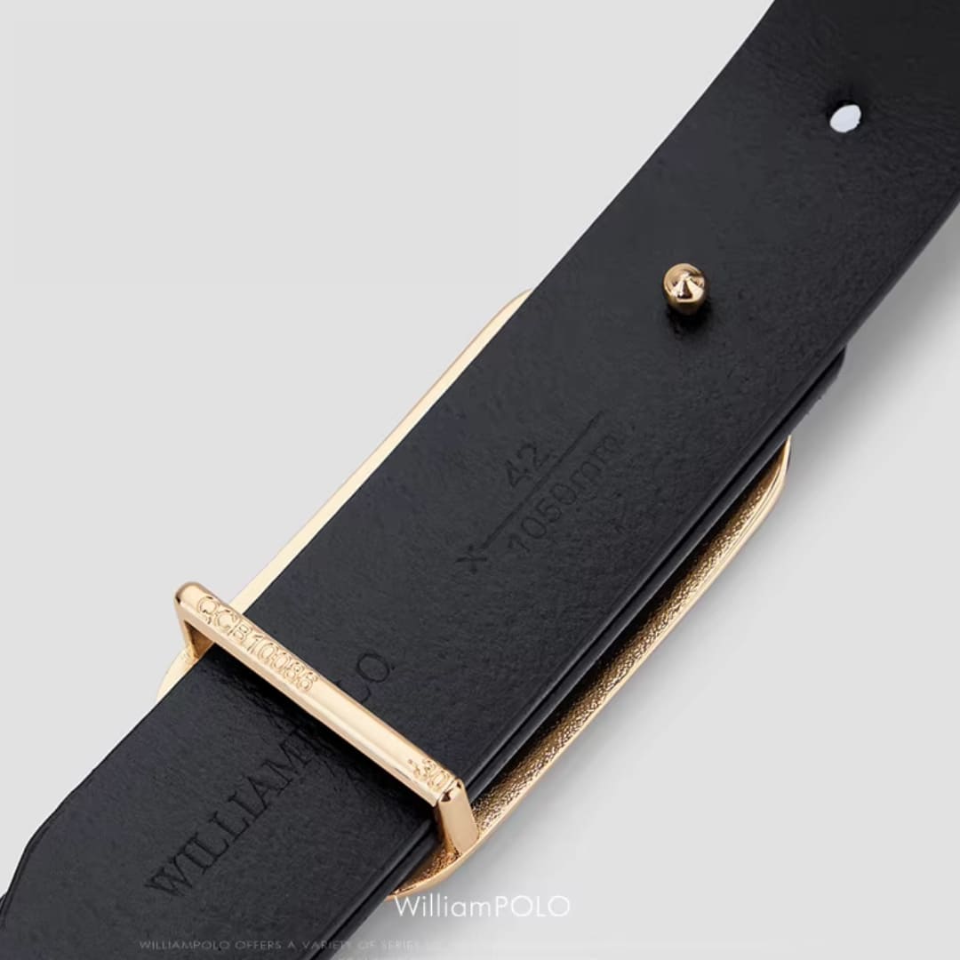 CINTO FEMININO FEITO EM COURO LEGÍTIMO MODELO  SANTELLE – LINHA WILLIAMPOLO