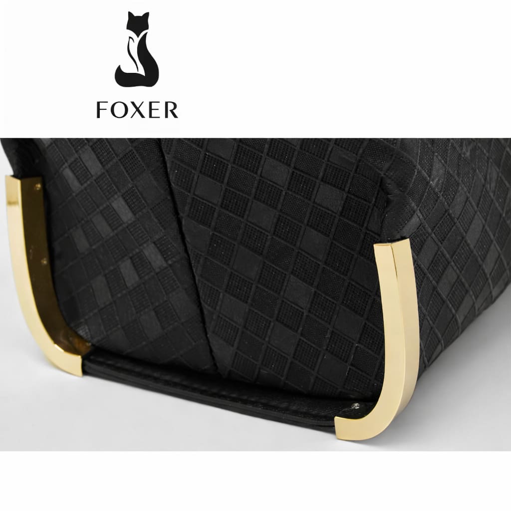 acabamento premium da Bolsa feminina  FOXER