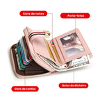 CARTEIRA FEMININA FOXER FEITA EM COURO GENUÍNO MODELO DALPHNE