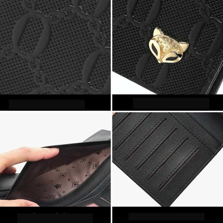 CARTEIRA FEMININA FOXER FEITA EM COURO MODELO VENDÔME