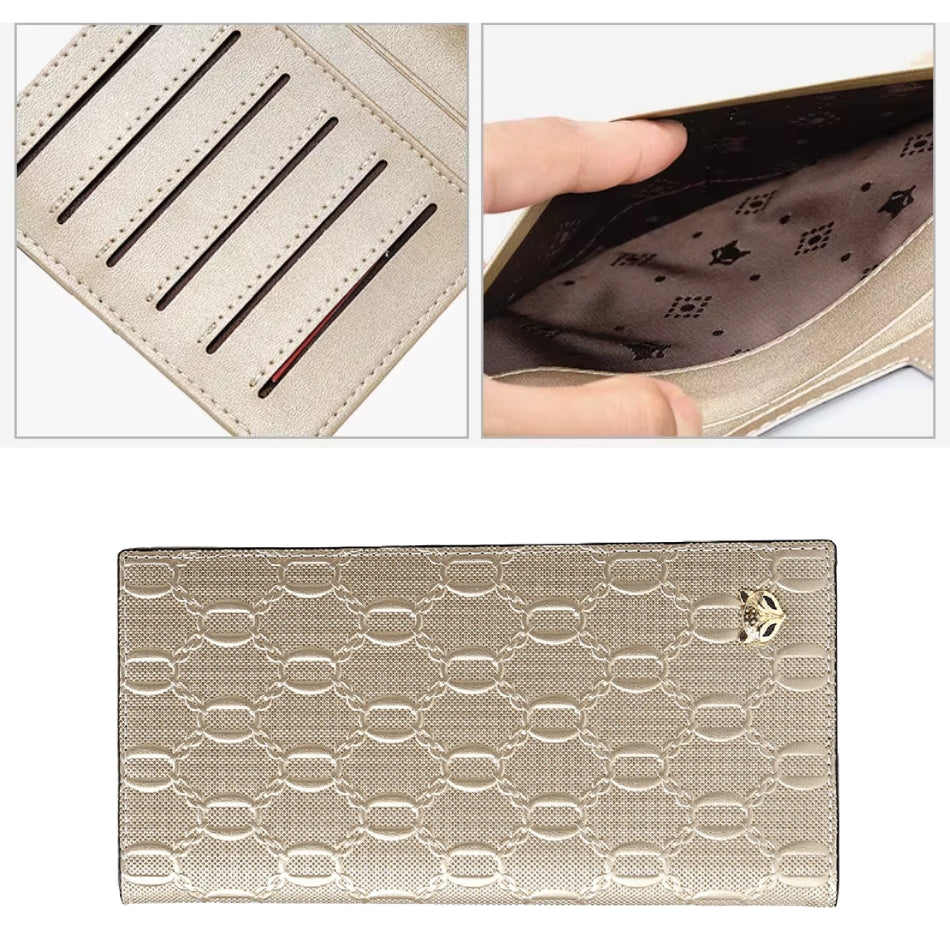 CARTEIRA FEMININA FOXER FEITA EM COURO MODELO VENDÔME