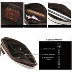 Interior funcional da bolsa transversal FOXER Althea Black