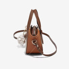 BOLSA FEMININA TRANSVERSAL FOXER FEITA EM COURO  MODELO VÉRONA OFF WHITE