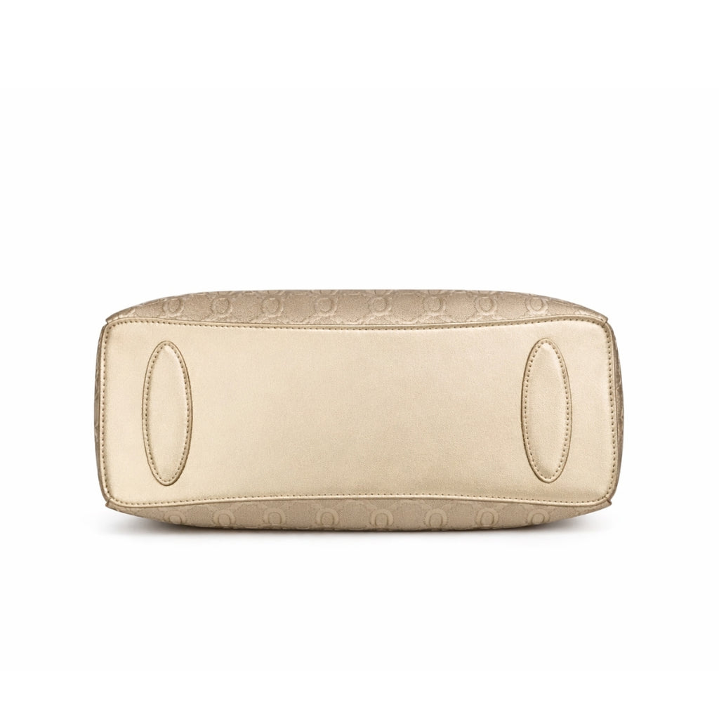 fundo da bolsa  bolsa feminina FOXER Alma Golden