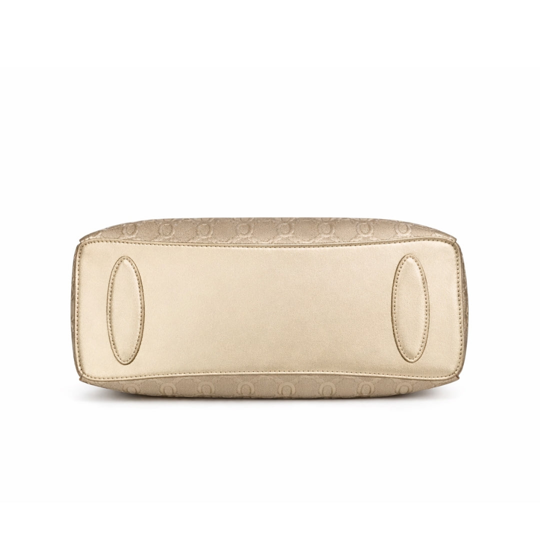 fundo da bolsa  bolsa feminina FOXER Alma Golden