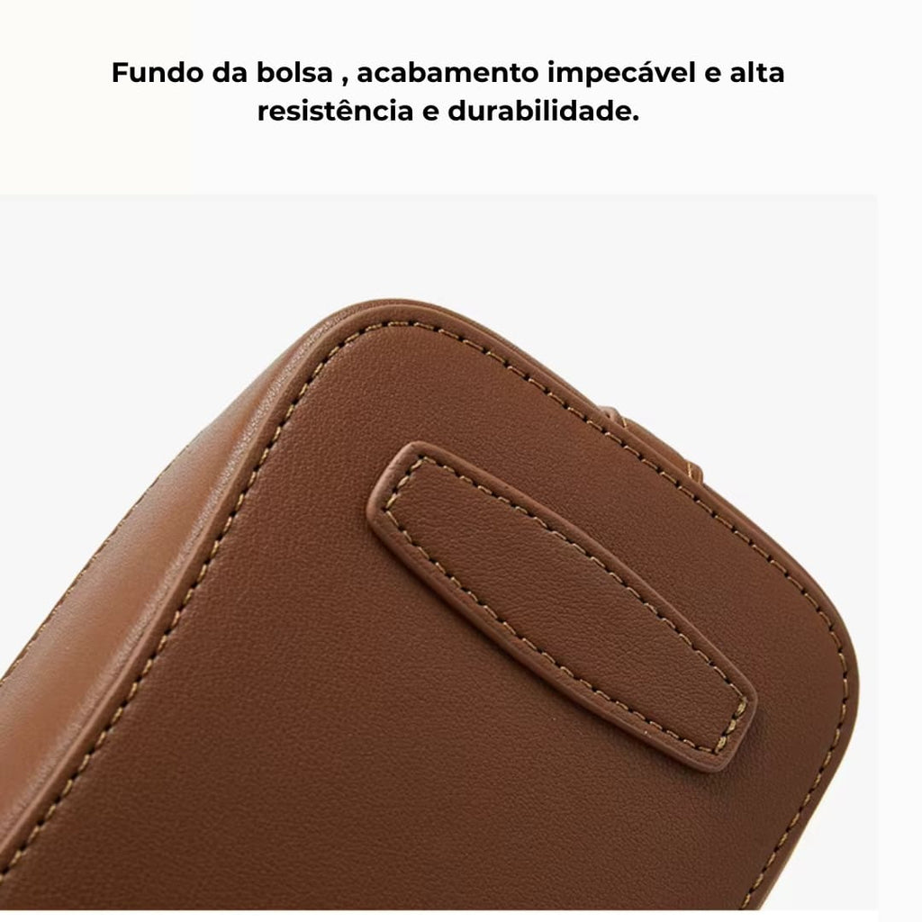 BOLSA FEMININA FOXER FEITA EM COURO MODELO SAINT HONORÉ