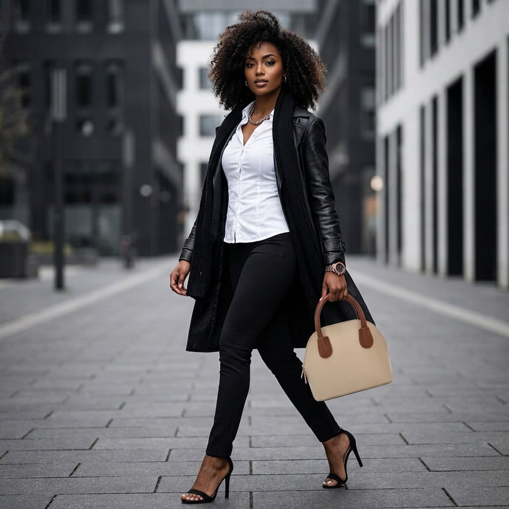 BOLSA  FEMININA DE OMBRO FOXER MODELO MARCELLINE TREILLIS