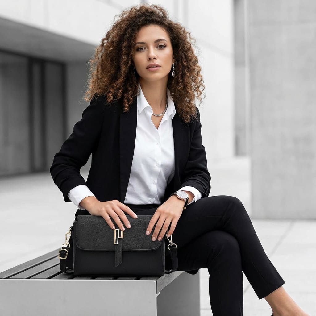 BOLSA FEMININA FOXER  EM COURO BOLSA DE OMBRO MODELO VERONA CROSS