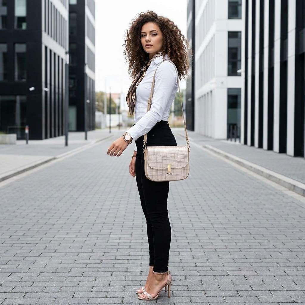 bolsa feminina transversal linda 