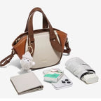 BOLSA FEMININA TRANSVERSAL FOXER FEITA EM COURO  MODELO VÉRONA OFF WHITE