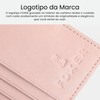 CARTEIRA FEMININA FOXER FEITA EM COURO GENUÍNO MODELO DALPHNE