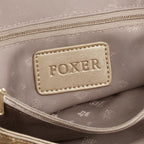 Bolsa Feminina Grande Preta De Couro- Modelo Foxer Vittora Black