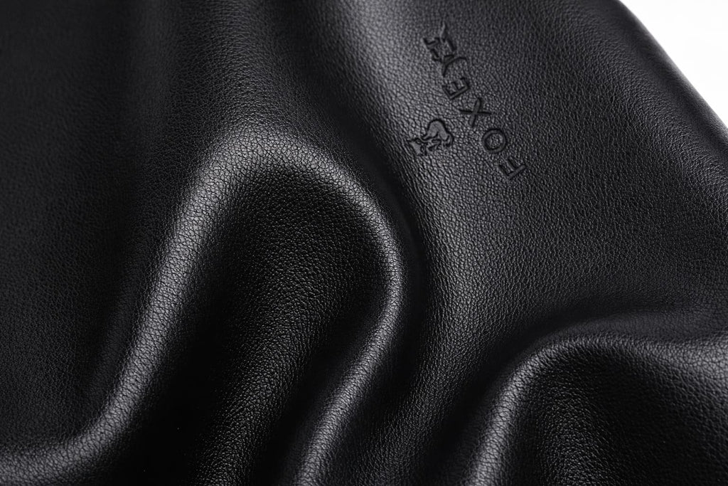 Bolsa Feminina Grande Preta Feita Em Couro Modelo Foxer Vallée Black