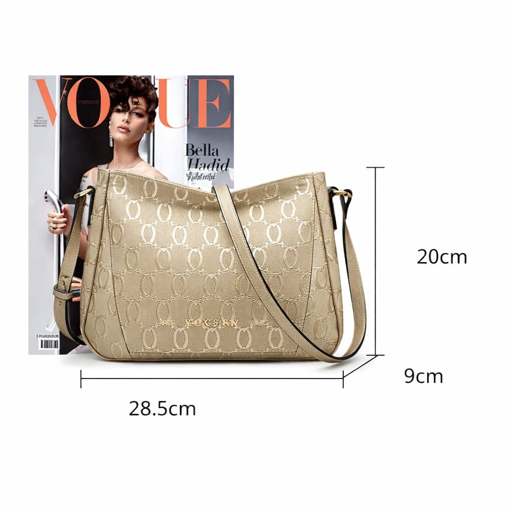 BOLSA FEMININA TRANSVERSAL  FOXER  FEITA EM COURO REFINADO MODELO VARENNA