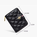 CARTEIRA FEMININA CURTA  FEITA EM COURO GENUÍNO MODELO ÉLORA -LINHA  WILLIAM POLO