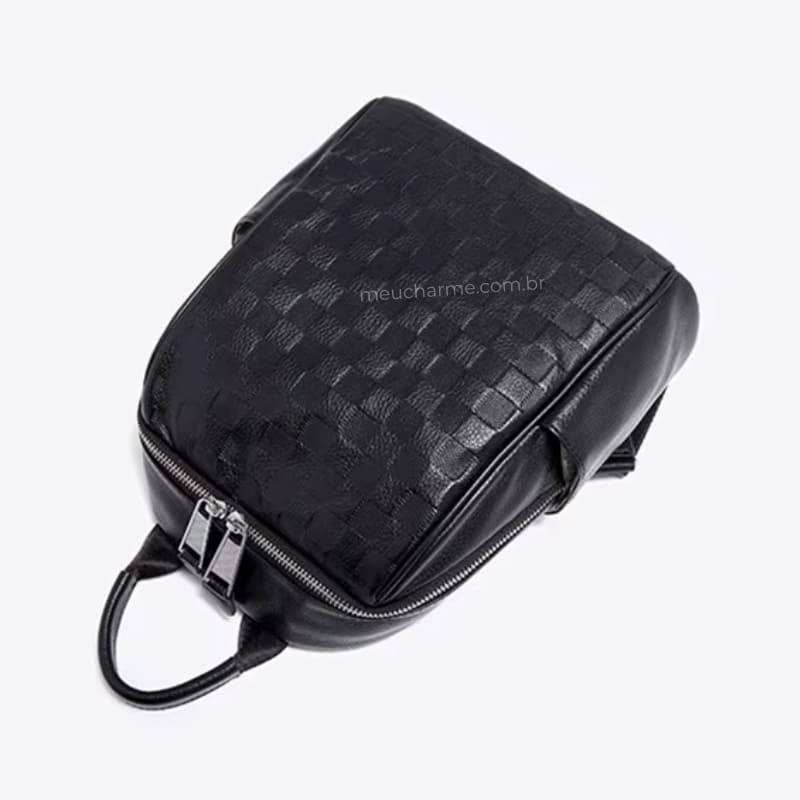 MOCHILA FEMININA FOXER FEITA EM COURO MODELO ÉLÉGANCE BLACK – LINHA PREMIUM