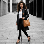 BOLSA FEMININA EM COURO  FOXER MODELO VALENCIA BROWN