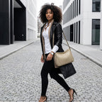 BOLSA FEMININA TRANSVERSAL  FOXER  FEITA EM COURO REFINADO MODELO VARENNA