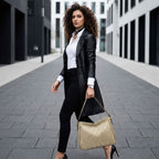 BOLSA FEMININA TRANSVERSAL  FOXER  FEITA EM COURO REFINADO MODELO VARENNA