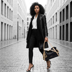 BOLSA FEMININA FOXER FEITA EM COURO GENUÍNO – MODELO ESSÉNNE BLACK