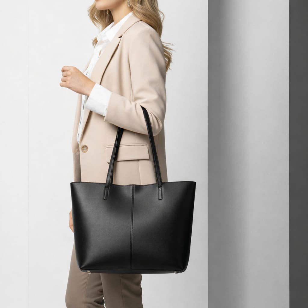 bolsa feminina grande preta  valenora