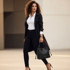 BOLSA FEMININA FOXER FEITA EM COURO MODELO  RAVELLE BLACK