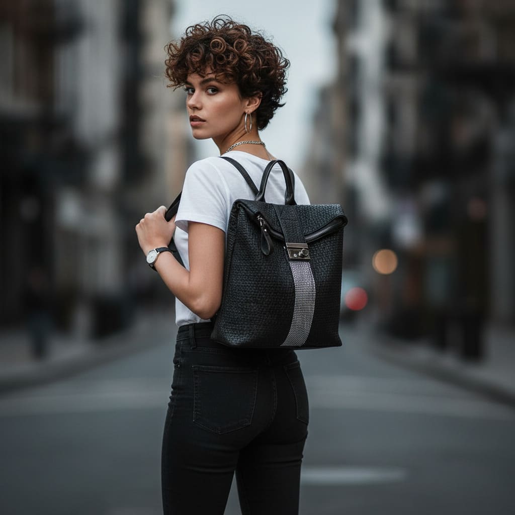 Mochila Feminina FOXER – Modelo Aura Black