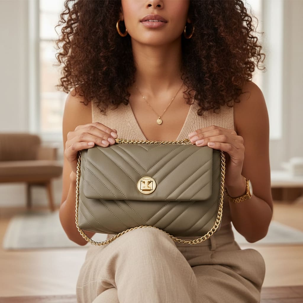 BOLSA FEMININA FOXER FEITA EM COURO GENUÍNO MODELO  CAMILLE PRESTIGE