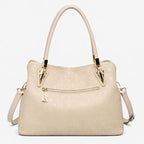 BOLSA FEMININA FOXER FEITAM COURO REFINADO MODELO VERONA BEIGE