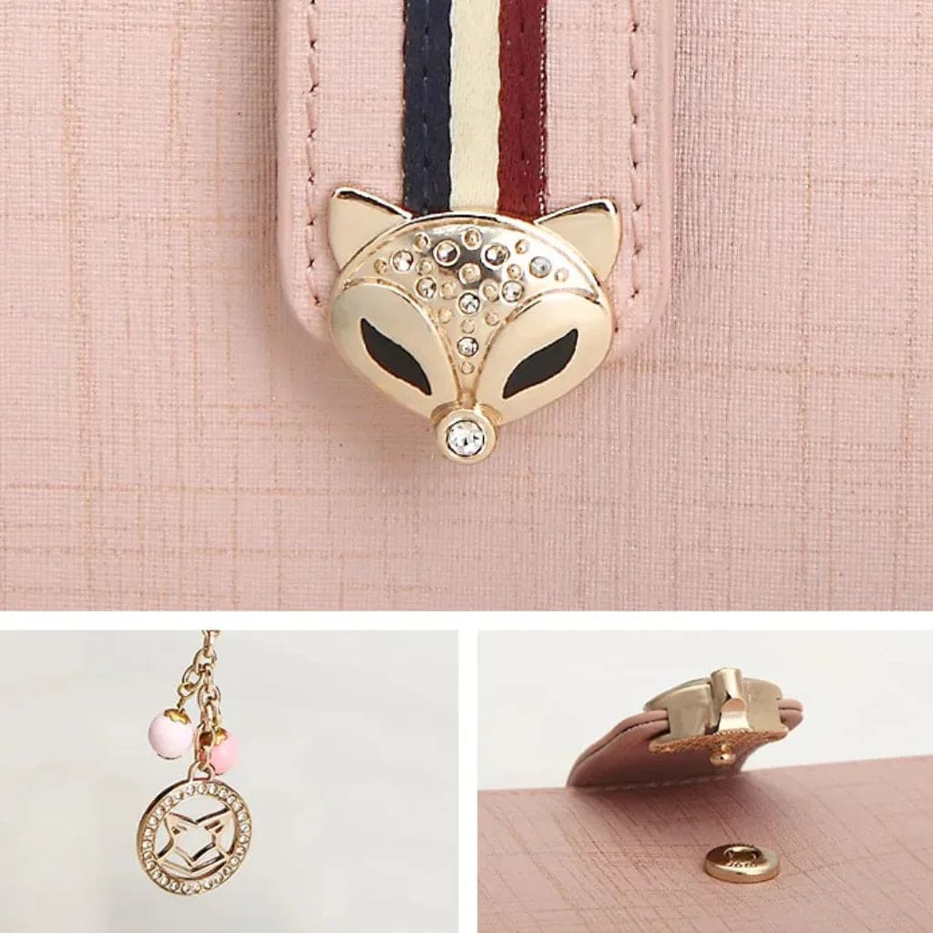 CARTEIRA FEMININA FOXER FEITA EM COURO GENUÍNO MODELO DALPHNE