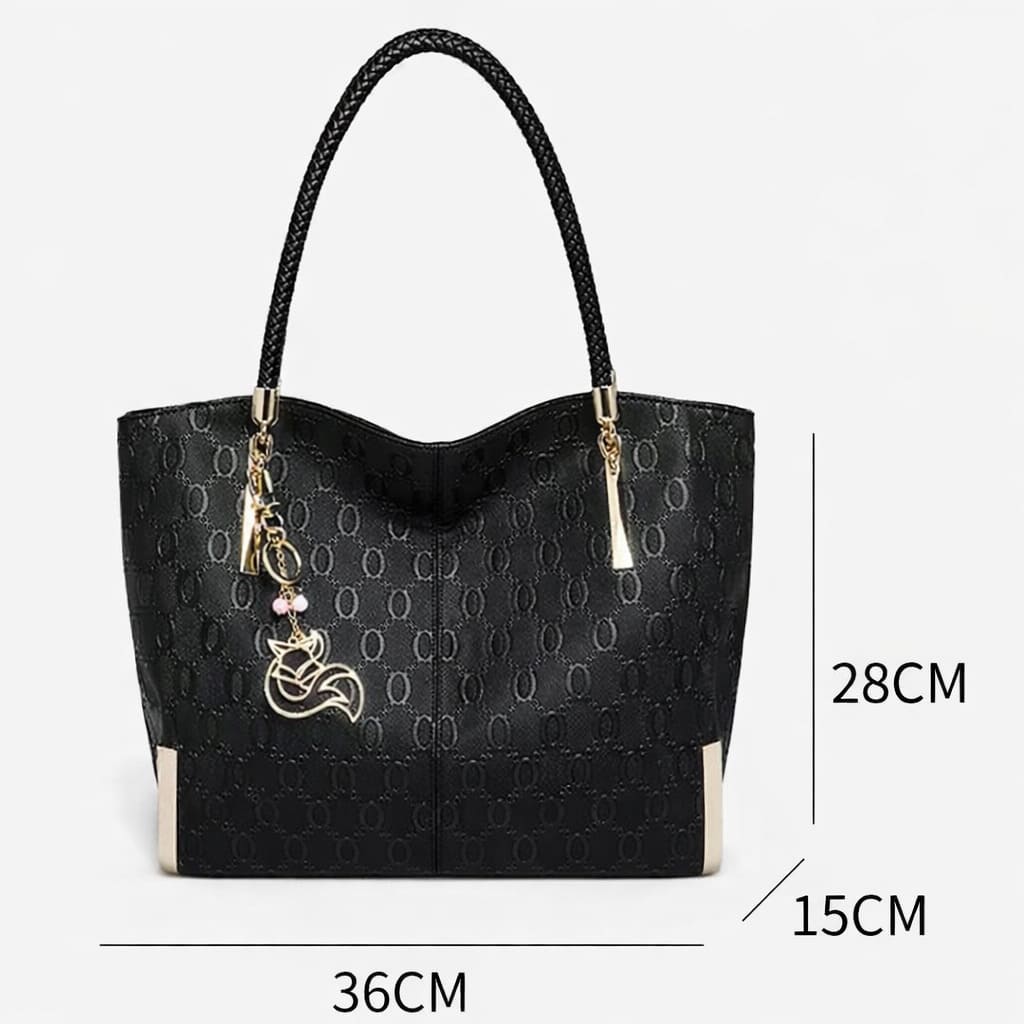 bolsa feminina grande preta 36 x 28
